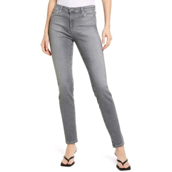 AG Adriano Goldschmied The Prima Mid-rise Cigarette Leg Jeans Dark Size 26R - Picture 1 of 13